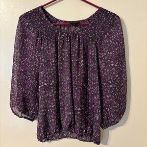 Banana Republic sheer blouse. Size small petite